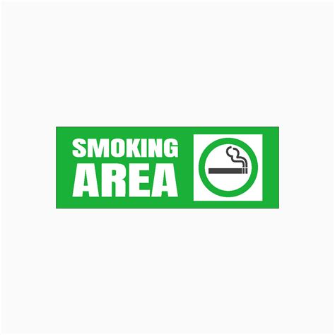 SMOKING AREA SIGN – Get signs