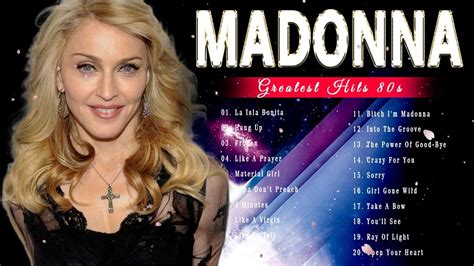 Top '80s Songs from Pop Superstar Madonna | Madonna Songs (1982 - 2012 ...