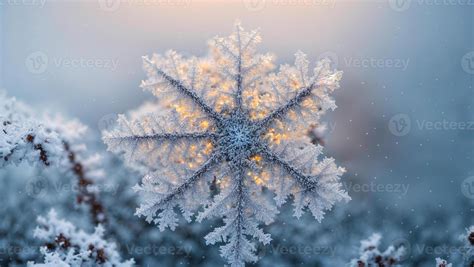 AI generated Beautiful, snowflake, close-up, 37976777 Stock Photo at ...