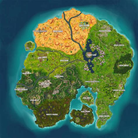 Fortnite OG: Season 5 Chapter 1 Map And All Its Changes - TGS