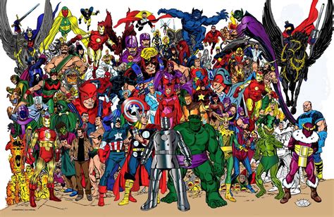 The world of the Avengers by John Byrne. | Superhero art, Avengers art ...