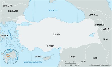 Tarsus | Turkey, Map, & Facts | Britannica