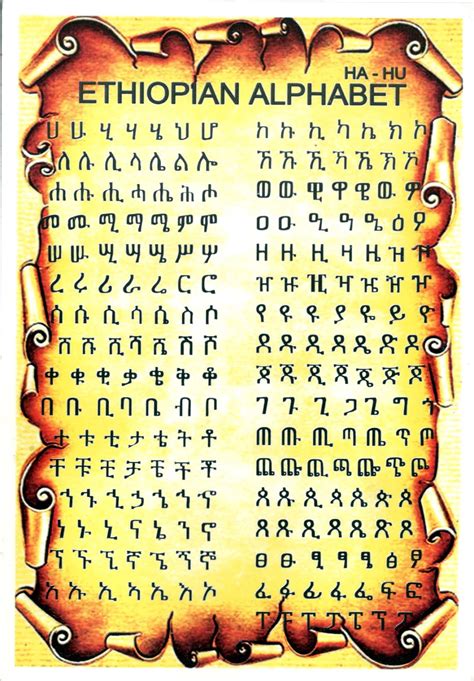 Ethiopia is the only African country with its own Calendar and Alphabet ...