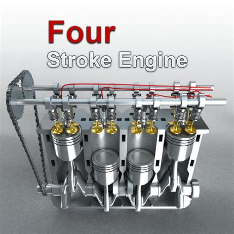 4 Stroke Engine Animation