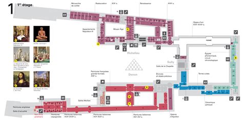 Louvre Museum Map