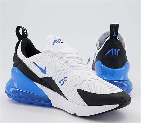 Nike Air Max 270 Gs Trainers White Blue Black - Unisex