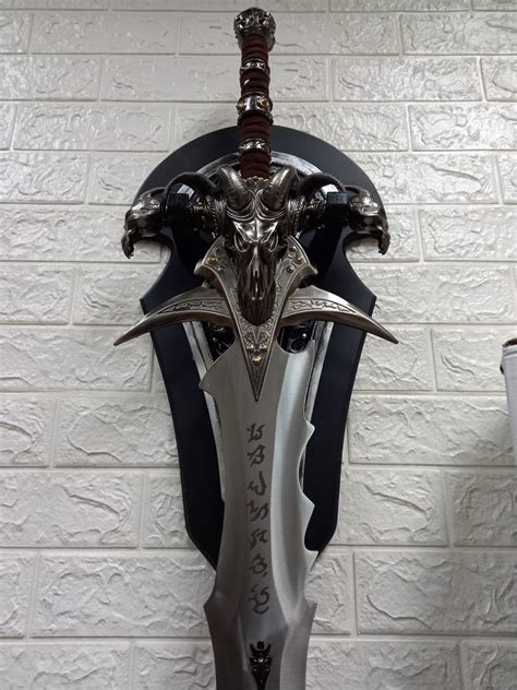 Wow Lich King Sword Frostmourne Ultimate Version With Wall Mount and ...