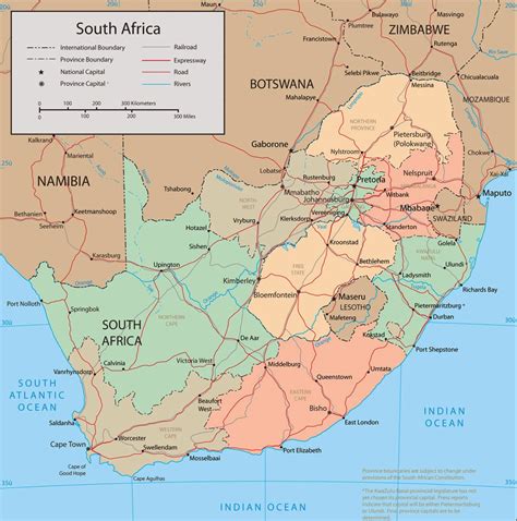 Map of South Africa Cities | Map of South Africa Pictures