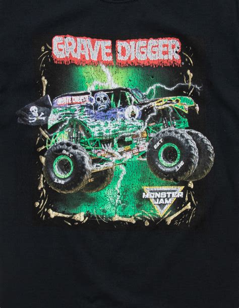 Monster Jam Grave Digger Mens T-shirt - BLACK | Tillys