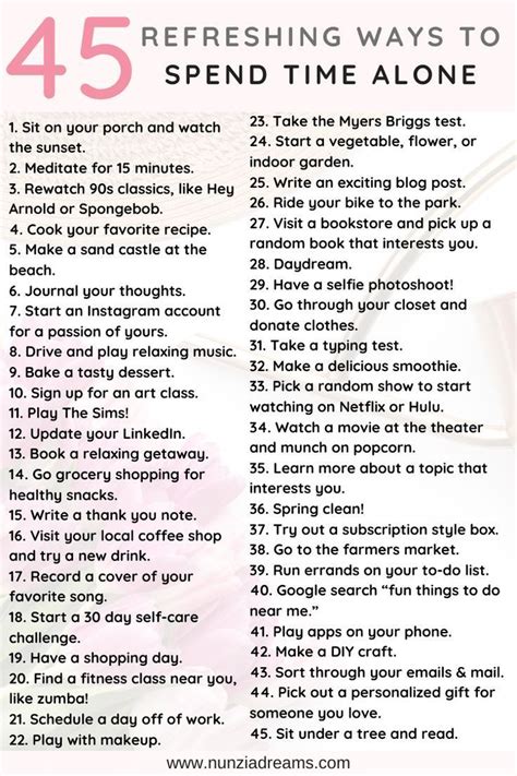 45 Things to Do Alone & Feel Refreshed in 2020 (With images) | How are ...