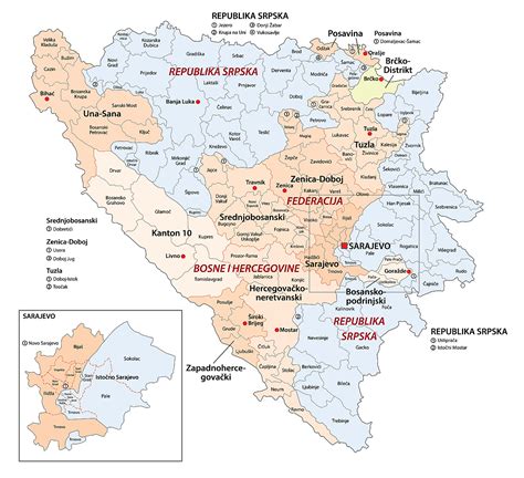 Mapas de Bosnia y Herzegovina - Atlas del Mundo