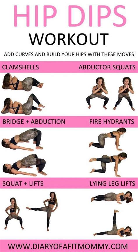 FIX YOUR HIP DIPS! - Diary of a Fit Mommy | Mommy workout, Hip workout ...