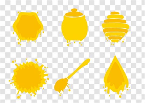 Bee Honey Euclidean Vector - Orange - Logo Transparent PNG