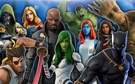 Fortnite Skins de los heroes de Marvel