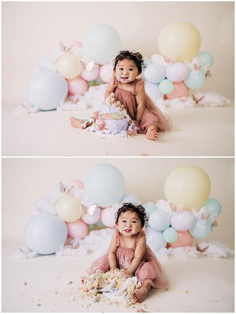 Butterfly Cake Smash | Orange County Cake Smash Photographer — Rhea ...