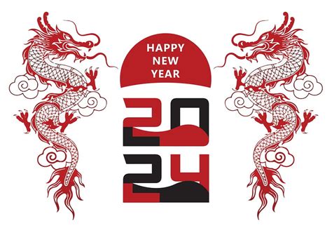 Download New Year, 2024, Dragon. Royalty-Free Stock Illustration Image ...