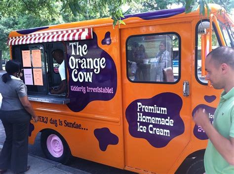 A Sweet Treat from the Orange Cow Ice Cream Truck - Old Town Home