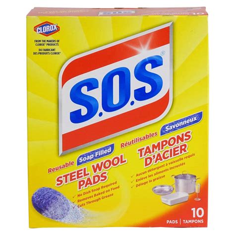 [Walmart] S.O.S Steel Wool Soap Pads, 10 Count $1.00 (60% off ...