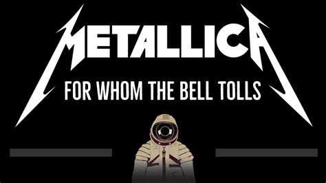 Metallica • For Whom the Bell Tolls (CC) 🎤 [Karaoke] [Instrumental ...