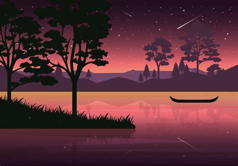 Vector Landscape Illustration 225486 Vector Art at Vecteezy