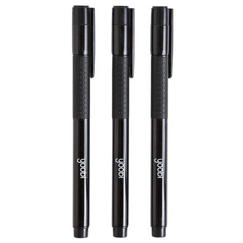 Gel Pens, 3 Pack - Black | Yoobi