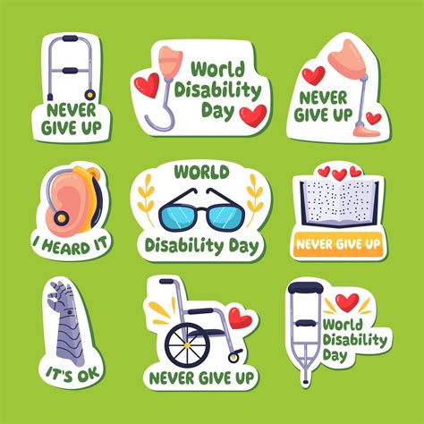 various aids for persons with disabilities 3709175 Vector Art at Vecteezy