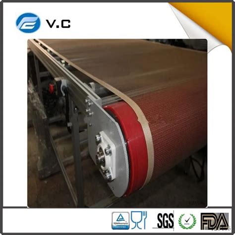 Custom size PTFE Open Mesh Conveyor Belt heat resistant mesh mesh ...