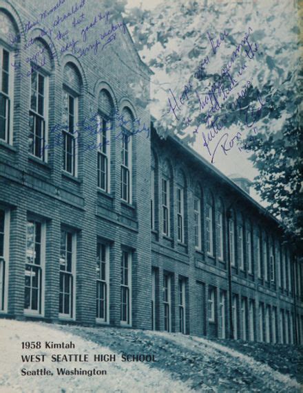 Explore 1958 West Seattle High School Yearbook, Seattle WA - Classmates