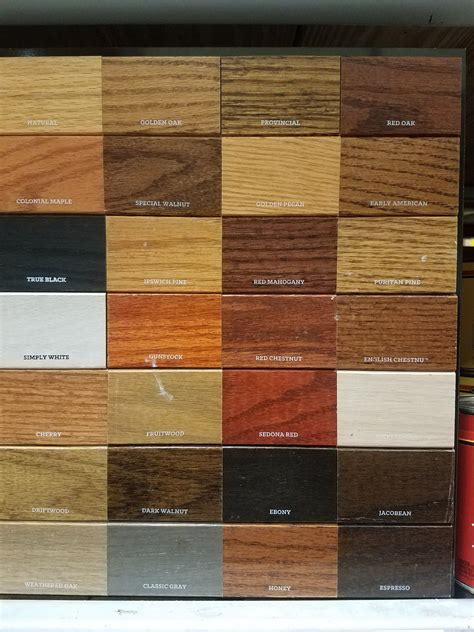 Color and Wood Finish Swatch Samples - Etsy | Staining wood, Wood ...