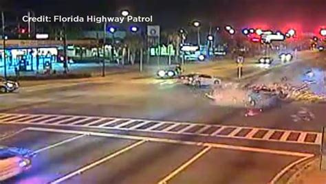 WATCH: Florida police officer gets ticket after high-speed chase crash ...