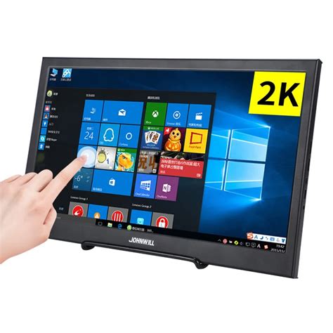 10.1"2K Touchscreen Portable Gaming Monitor 2560x1600 IPS Panel PS3 PS4 ...