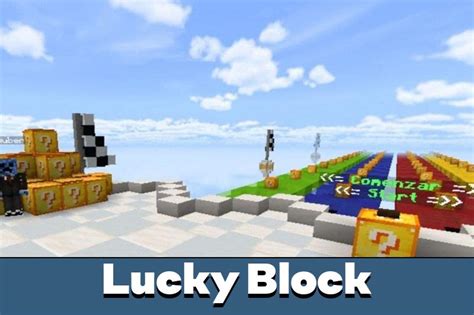 Download Lucky Block Map for Minecraft PE - Lucky Block Race Map for MCPE