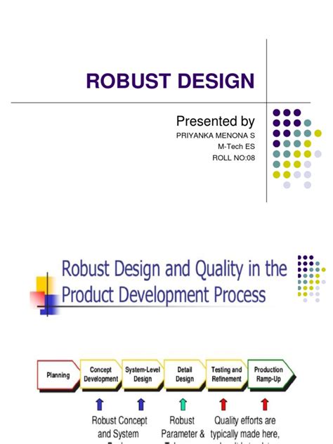 Robust Design | PDF | Experiment | Engineering Tolerance