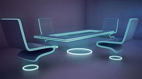 3D model futuristic office furniture | CGTrader