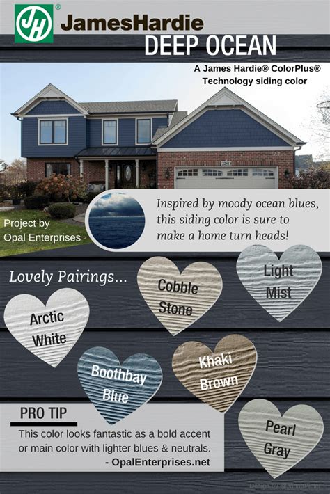 Deep Ocean – Designing with James Hardie Siding Colors - Opal ...