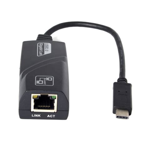 USB-C Gigabit Lan Card USB 3.1 Network Adapter USB Type C to Ethernet ...