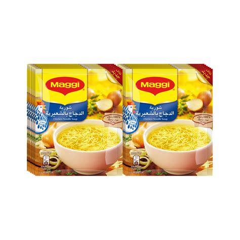 Maggi Chicken Noodle Soup 12 x 60g | CookUp Soups | Lulu Qatar