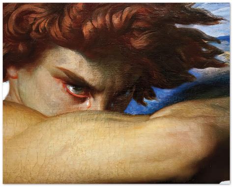 Alexandre Cabanel Fallen Angel Detail, Lucifer, Angel Painting ...