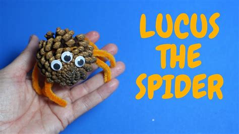 Lucas the Spider Craft Idea | Halloween Crafts for Kids - YouTube