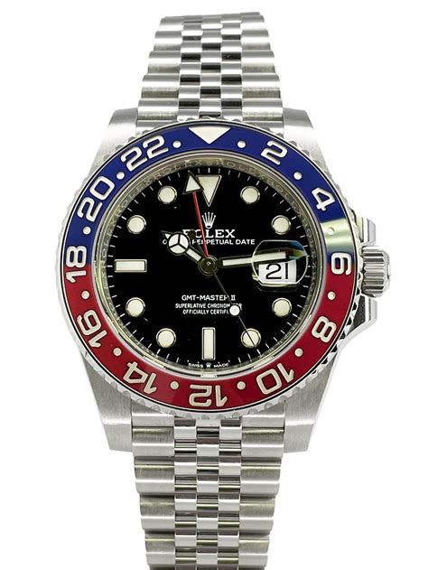 Rolex GMT Master II “Pepsi” Stainless Steel 40mm Jubilee Bracelet ...