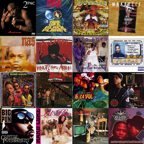 Rap Album Cover Art 90's and 2000's Edition Collage - Etsy