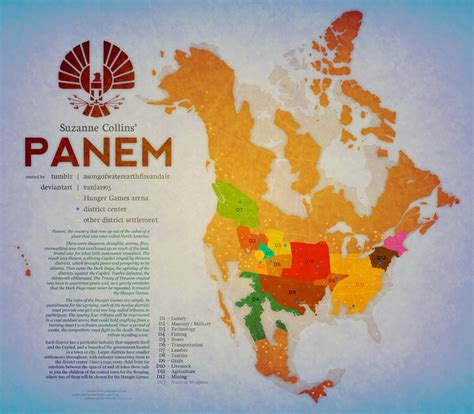 Best map of Panem I've seen yet : Hungergames