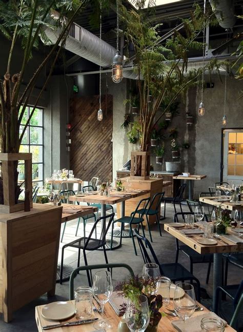 40+ Amazing Restaurant's Green And Natural Interior Design #interior # ...