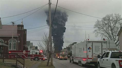 Ohio train derailment: Controlled burn of toxic chemicals went 'as ...