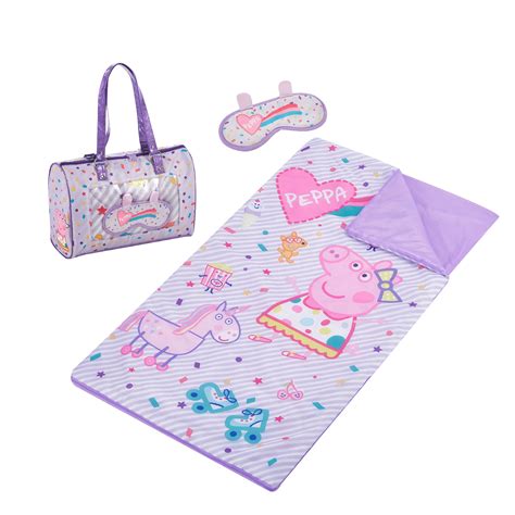 Peppa Pig Sleepover Purse, Slumber Bag And Eye Mask Set - Walmart.com ...