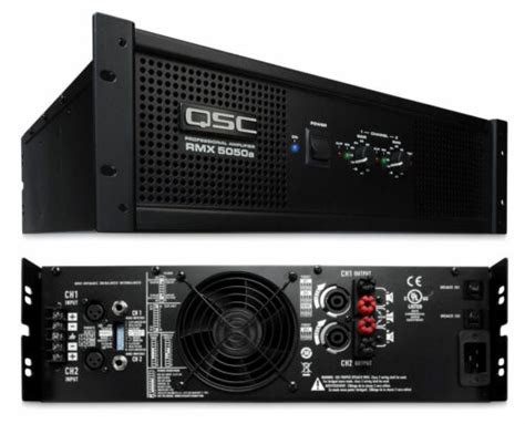 QSC RMX5050A DJ / Club Professional Power Amplifier 5000 Watts Amp 3U ...