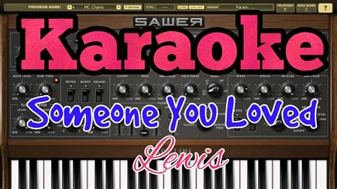 Someone You Loved Karaoke - Lewis Capaldi - YouTube