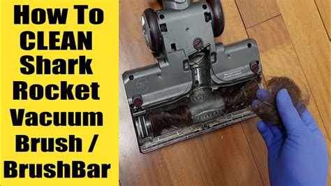 How to Clean Rocket Shark Vacuum Brushbar / Brush roll - YouTube