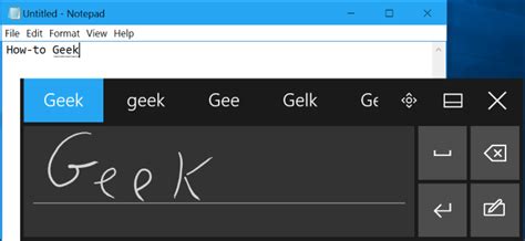 How to Use Handwriting Input on Windows 10