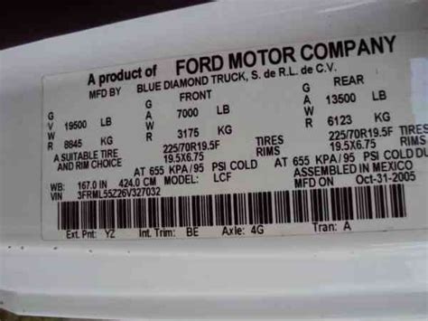 Ford LCF (2006) : Van / Box Trucks